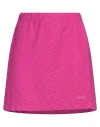Versace Woman Mini Skirt Fuchsia Size 4 Polyamide, Elastane In Pink