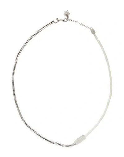 Versace Woman Necklace Silver Size - Metal