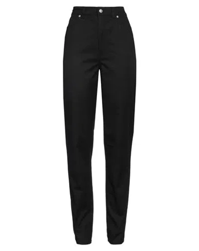 Versace Woman Pants Black Size 31 Cotton, Elastane, Polyamide