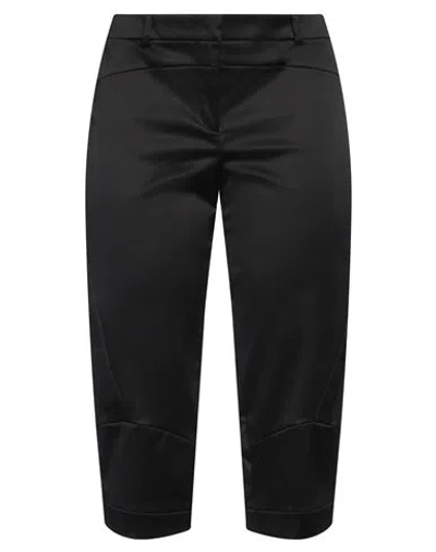 Versace Woman Pants Black Size 8 Cotton, Elastane
