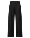 Versace Woman Pants Black Size 6 Mohair Wool, Virgin Wool In Black