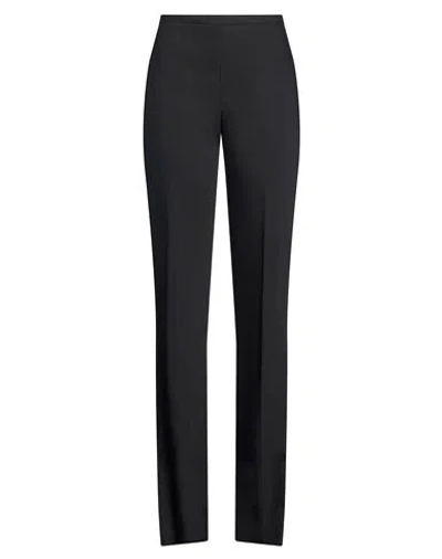 Versace Woman Pants Black Size 6 Wool, Polyester, Elastane