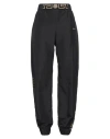 Versace Woman Pants Black Size S Polyester, Polyamide, Elastane In Black