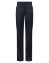 Versace Woman Pants Midnight Blue Size 12 Wool In Blue