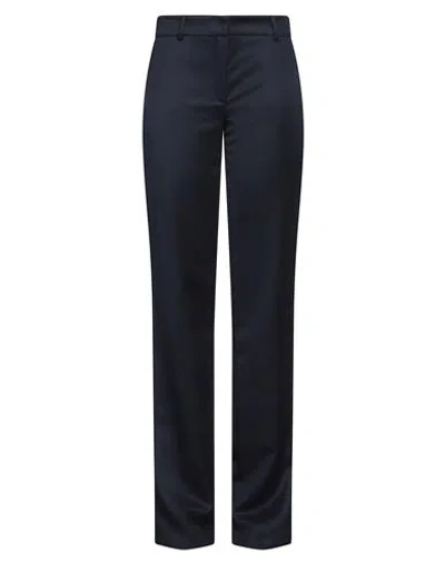 Versace Woman Pants Midnight Blue Size 12 Wool