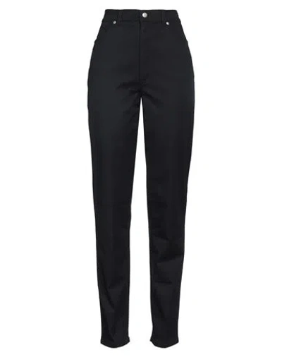 Versace Woman Pants Navy Size 31 Cotton, Lycra