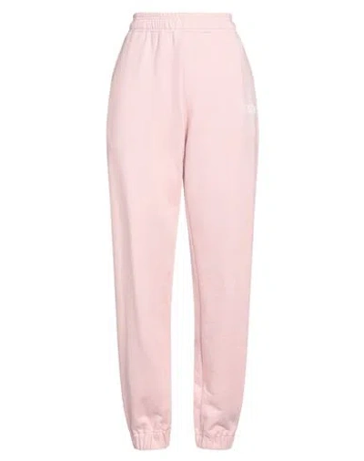 VERSACE VERSACE WOMAN PANTS PINK SIZE 8 COTTON, POLYESTER