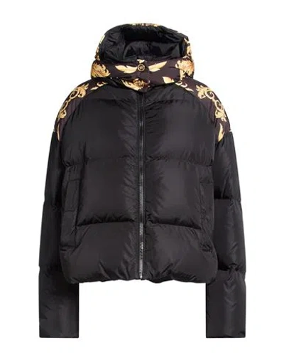 Versace Woman Puffer Black Size 14 Polyamide