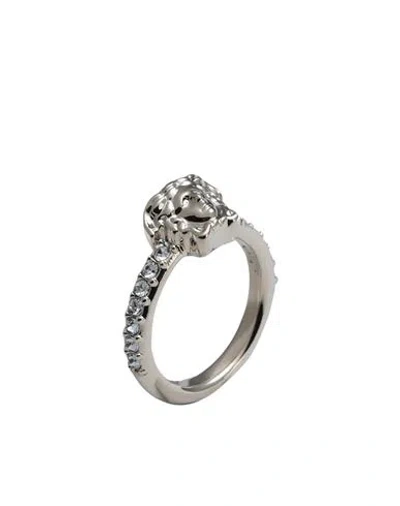 Versace Woman Ring Gold Size 12 Metal In Metallic