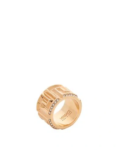 Versace Woman Ring Gold Size 6 Metal