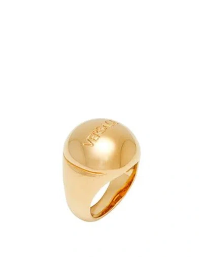 Versace Woman Ring Gold Size 8 Metal