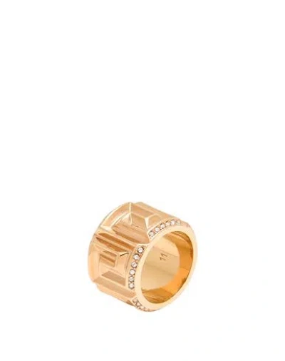 Versace Woman Ring Gold Size 9 Metal