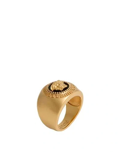Versace Woman Ring Gold Size 9.5 Metal