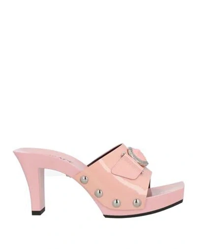 Versace Woman Sandals Light Pink Size 5 Leather