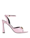 Versace Woman Sandals Pink Size 6 Calfskin
