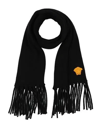 Versace Woman Scarf Black Size - Cashmere, Wool