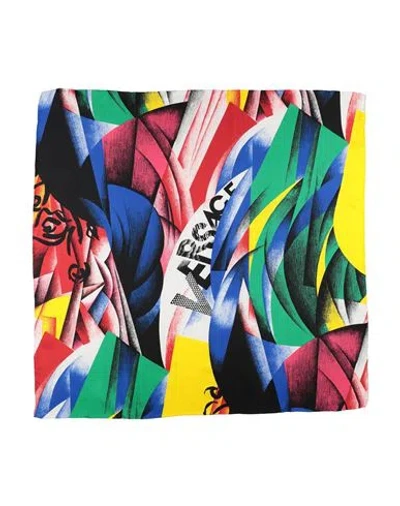 Versace Woman Scarf Blue Size - Silk