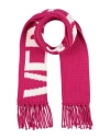 Versace Woman Scarf Fuchsia Size - Wool In Pink