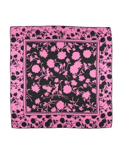 Versace Woman Scarf Fuchsia Size - Silk In Pink