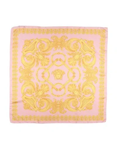 Versace Woman Scarf Pink Size - Silk