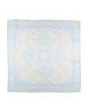Versace Woman Scarf Sky Blue Size - Silk