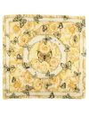 Versace Woman Scarf Yellow Size - Silk