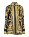 Versace Shirt With La Coupe Des Dieux Print In Black
