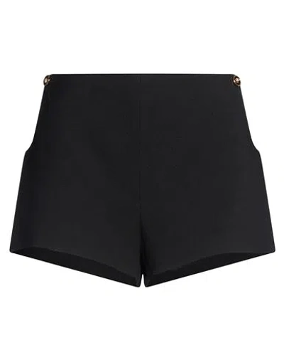 Versace Woman Shorts & Bermuda Shorts Black Size 8 Virgin Wool