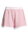 Versace Woman Shorts & Bermuda Shorts Pink Size 12 Cotton, Viscose In Pink