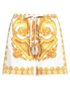 Versace Woman Shorts & Bermuda Shorts White Size 2 Polyester