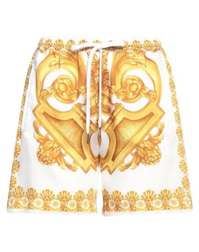 Versace Woman Shorts & Bermuda Shorts White Size 2 Polyester