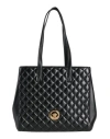 Versace Woman Shoulder Bag Black Size - Lambskin In Black