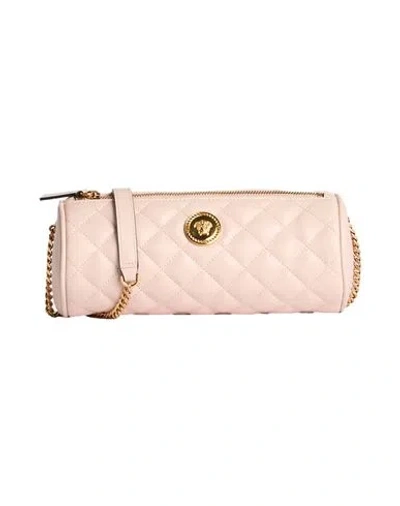 Versace Woman Shoulder Bag Light Pink Size - Lambskin