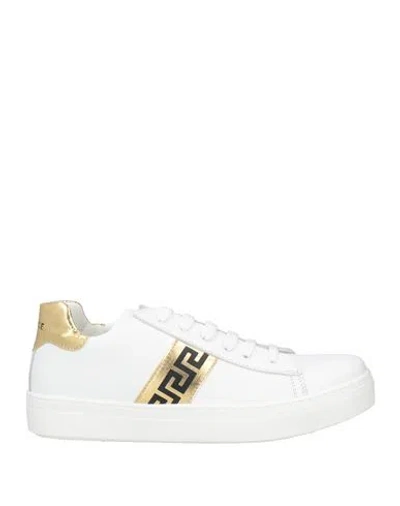 Versace Woman Sneakers White Size 7 Leather