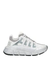 Versace Leather Sneakers In White