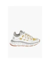 Versace Trigreca Printed Low-top Trainer Sneakers, White In White