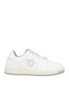 Versace Woman Sneakers White Size 8 Leather