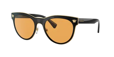 Versace Woman Sunglasses Ve2198 In Orange