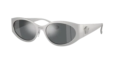 Versace Woman Sunglass Ve2263 In Silver