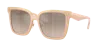 Versace Woman Sunglass Ve2278d In Brown Grad Grey Mirror Silver