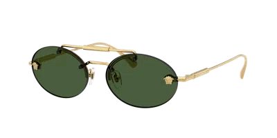 Versace Woman Sunglass Ve2295 In Green