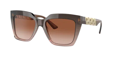 Versace Woman Sunglass Ve4418 In Burgundy