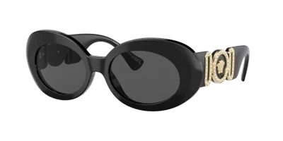Versace Woman Sunglass Ve4426bu In Dark Grey