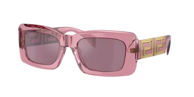 Versace Woman Sunglass Ve4444u In Pink