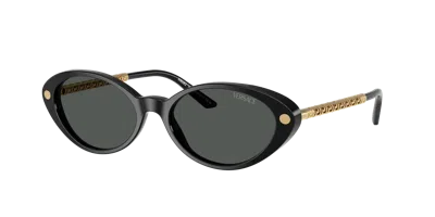 Versace Woman Sunglass Ve4469 In Dark Grey