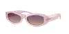 Versace Violet Gradient Yellow Geometric Ladies Sunglasses Ve4487 551370 54 In Pink