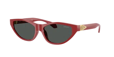 Versace Woman Sunglass Ve4491u In Brown