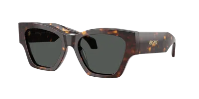 Versace Woman Sunglass Ve4492u In Dark Grey