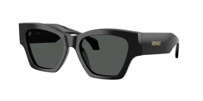 Versace Woman Sunglass Ve4492u In Dark Grey