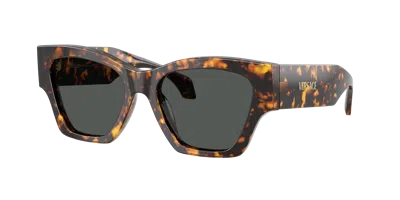 Versace Woman Sunglass Ve4492u In Brown